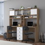Hanah Home Escritorio de Estudio HA130 - 4017 Nogal y Blanco
